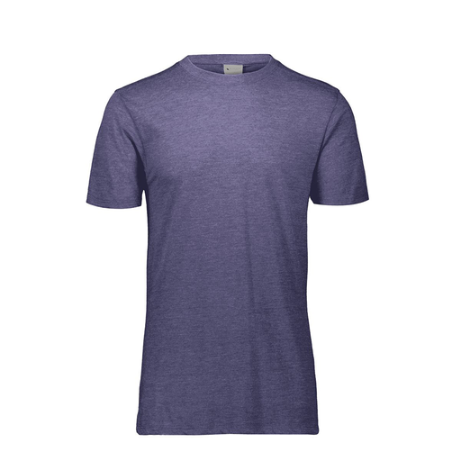 [FTSCUBNV-YS-LOGO2] Decker Youth Tri-Blend T-Shirt - Short Sleeve (Youth S, Navy, Logo 2)