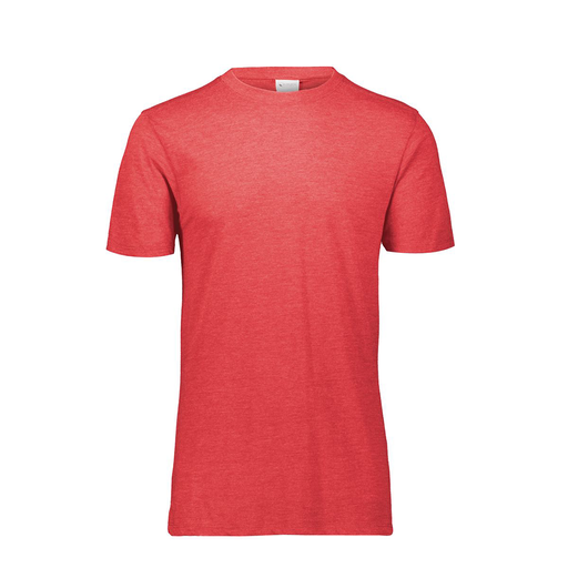 [FTSCUBRD-YS-LOGO2] Decker Youth Tri-Blend T-Shirt - Short Sleeve (Youth S, Red, Logo 2)