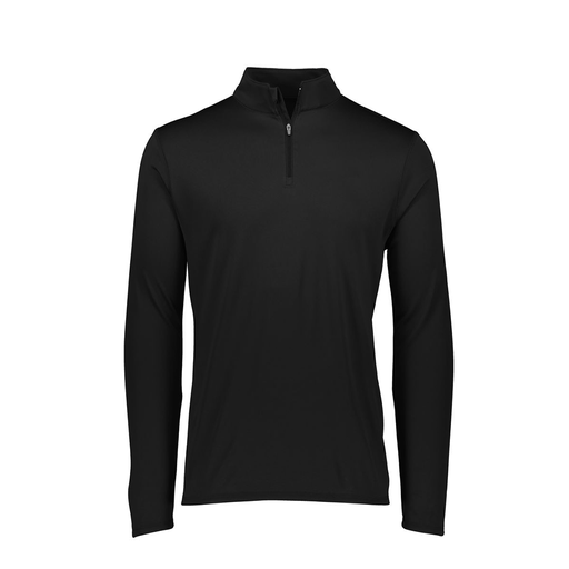 [FTLQFLBK-FAXS-LOGO1] Decker Women's Flex-Lite 1/4 Zip Shirt (Female Adult XS, Black, Logo 1)