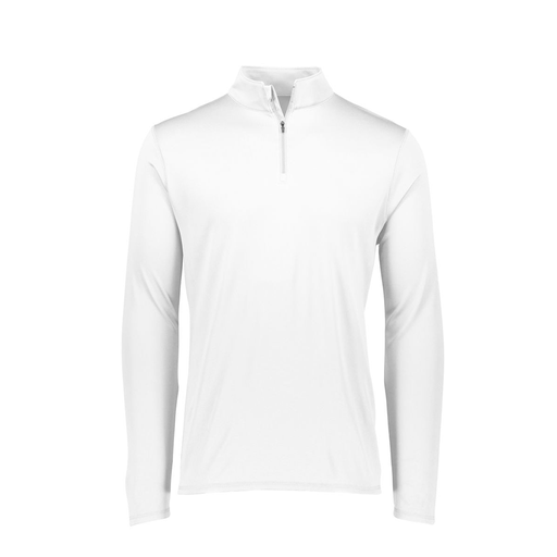 [FTLQFLWH-FAXS-LOGO2] Ladies Flex-Lite 1/4 Zip Shirt (Female Adult XS, White, Logo 2)