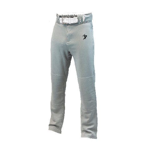 [DUN-BBPT-PER-LNG-GY-YXS-NEL] Sharkskin Pro Baseball Pants - Long (Youth XS, Gray)