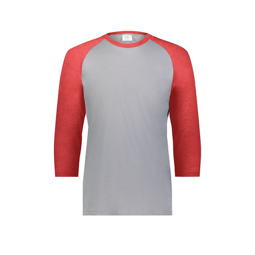 [6880.27V.S-LOGO2] Youth Vintage 3/4 T-Shirt (Youth S, Red, Logo 2)