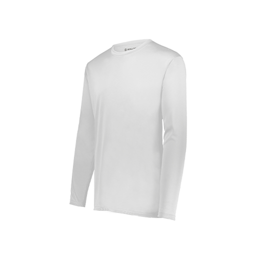 [222822.005.XS-LOGO3] Men's LS Smooth Sport Shirt (Adult XS, White, Logo 3)